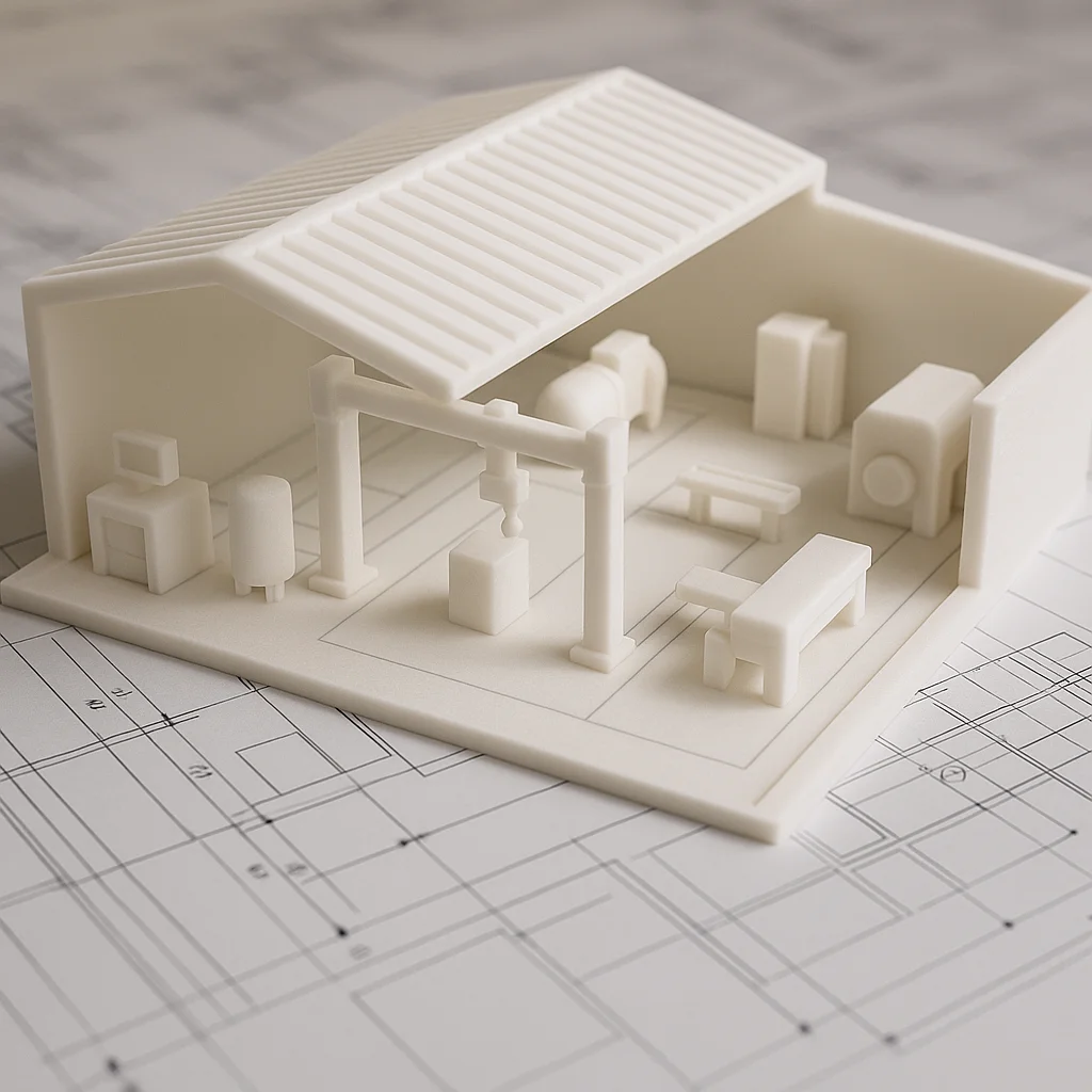3d Modell Werkshalle